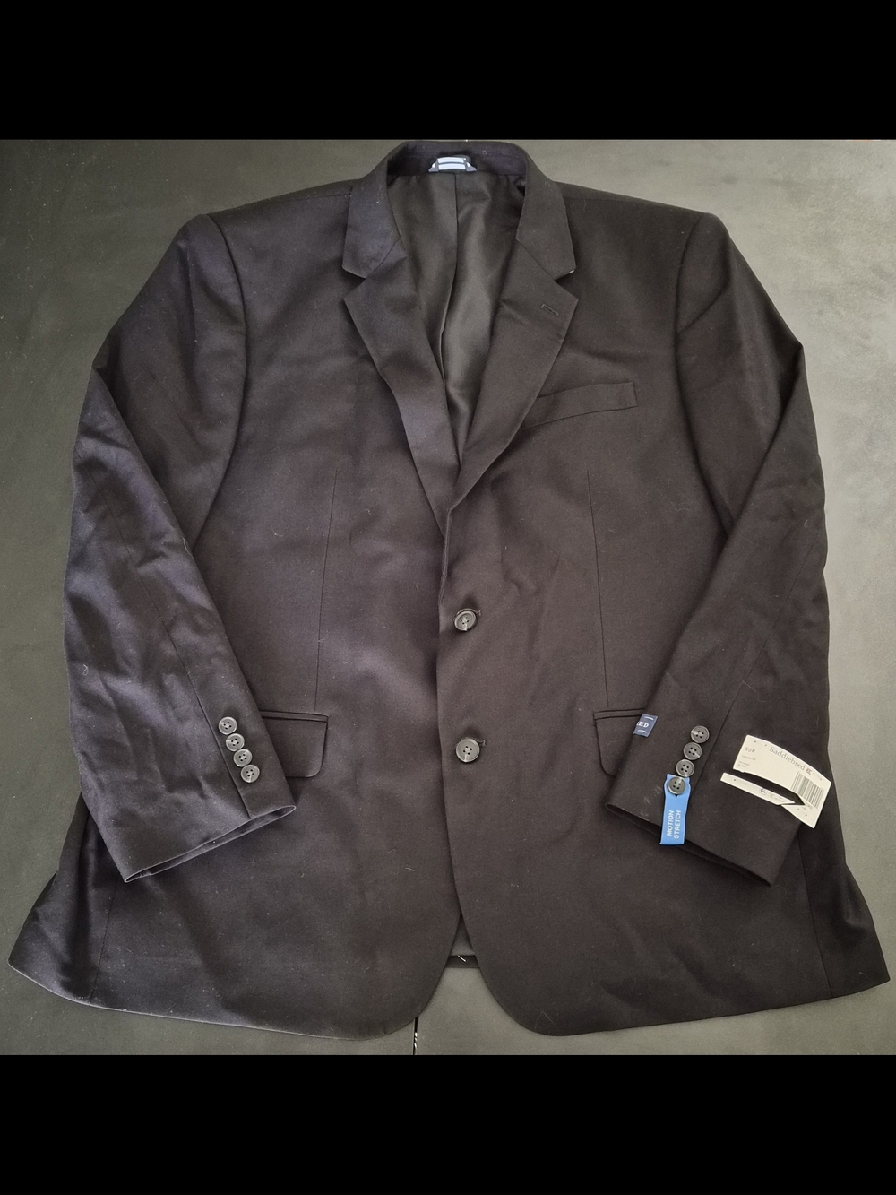 Saddlebred Men's Black Two-Button Sport Coat
